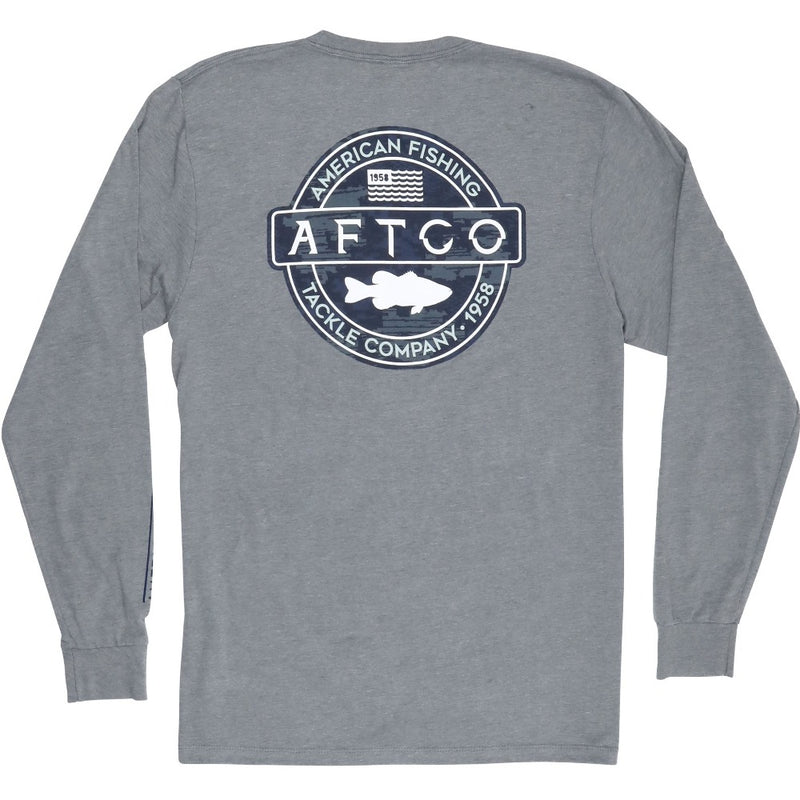 Load image into Gallery viewer, Aftco Bass Patch Long Sleeve T-Shirts
