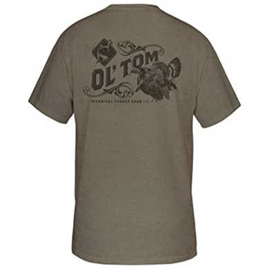 Ol' Tom Half Strut Gobbling T-Shirt - Walnut Heather