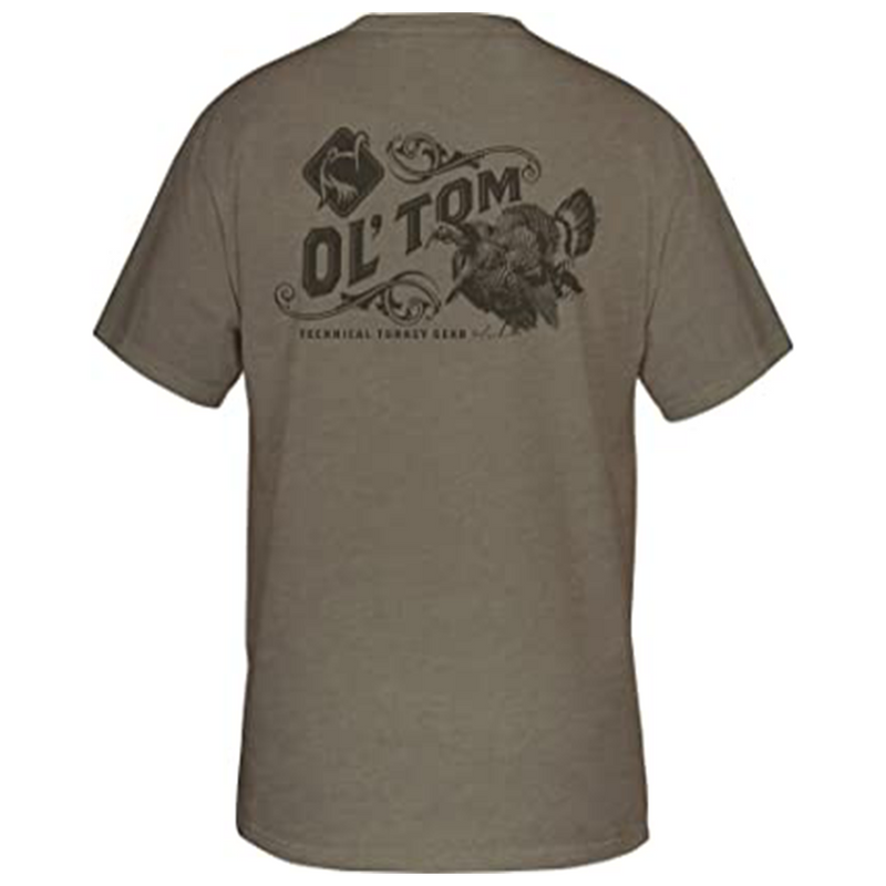 Load image into Gallery viewer, Ol&#39; Tom Half Strut Gobbling T-Shirt - Walnut Heather
