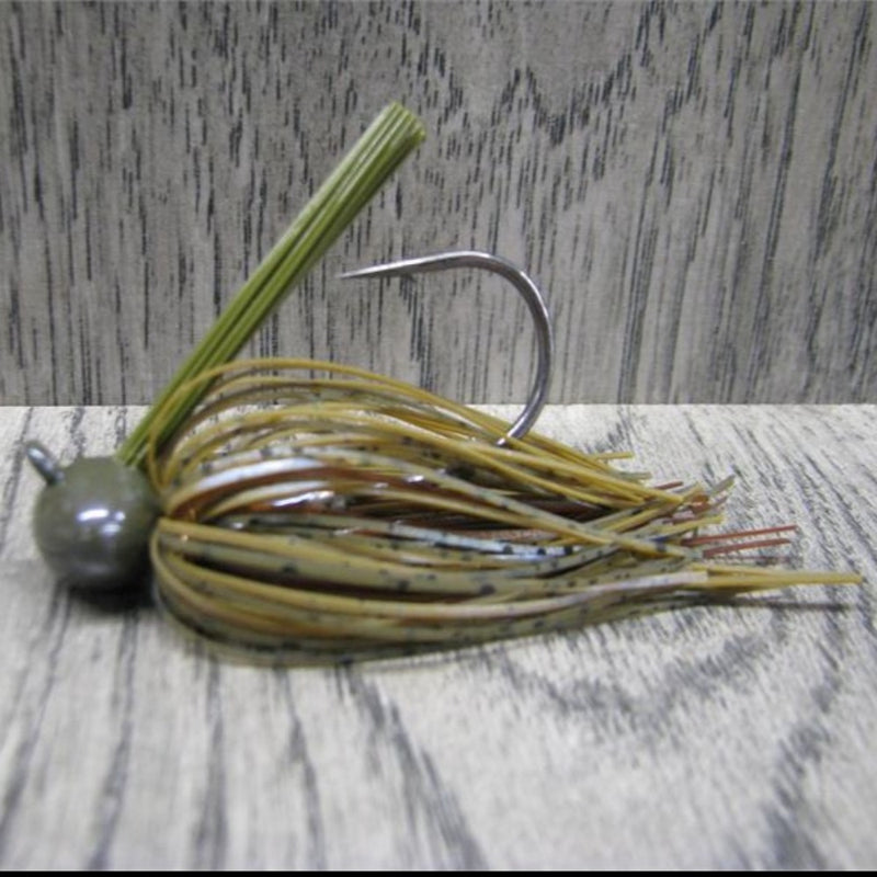 Load image into Gallery viewer, Brazalo Custom Lures Football Head Jigs - Perfect Creeper
