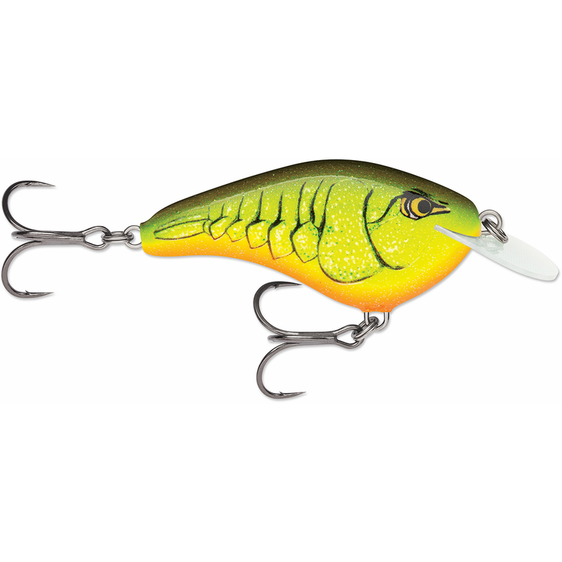 Load image into Gallery viewer, Rapala Ott&#39;s Garage Series Slim Crankbait Chartreuse Rootbeer Crawdad
