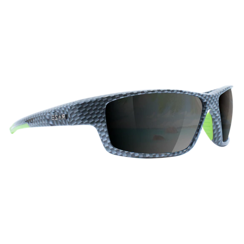 Load image into Gallery viewer, Raze Eyewear Z-Coast - Carbon Fiber Neon Green Smoke
