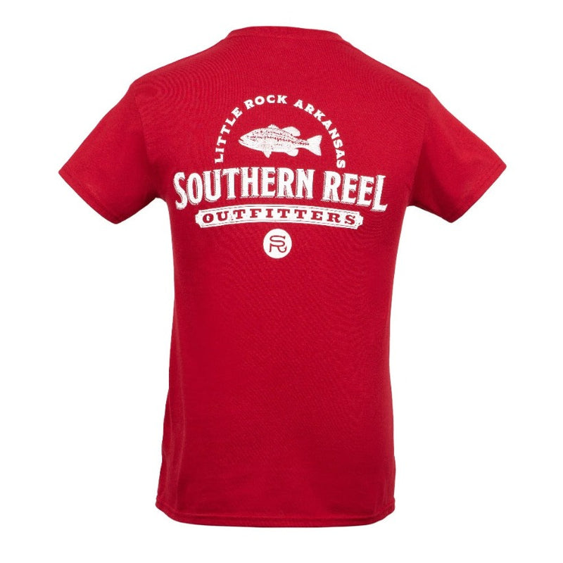 Load image into Gallery viewer, Southern Reel Outfitters LR Vintage SS T-Shirt - Cardinal
