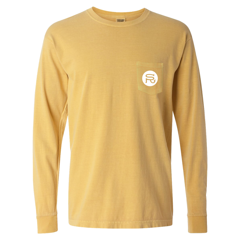 Load image into Gallery viewer, Southern Reel Outfitters Comfort Colors LS Pocket T-Shirt
