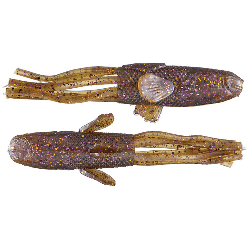 Load image into Gallery viewer, Savage Gear Ned Goby Soft Baits - Green Pumpkin Purple Cooper
