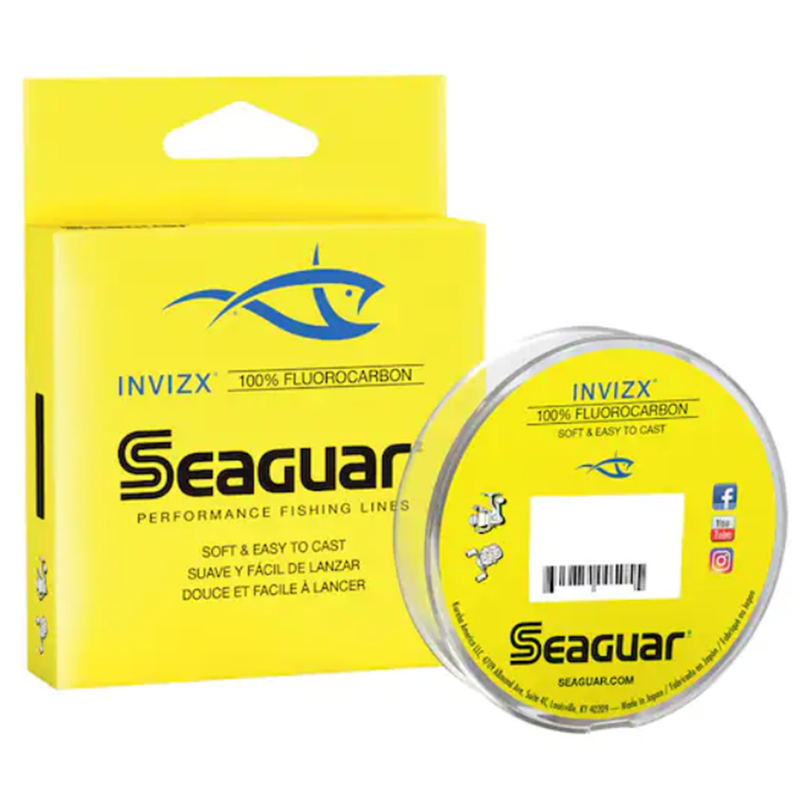 Load image into Gallery viewer, Seaguar Invizx Fluorocarbon Line Color Clear 100 yds
