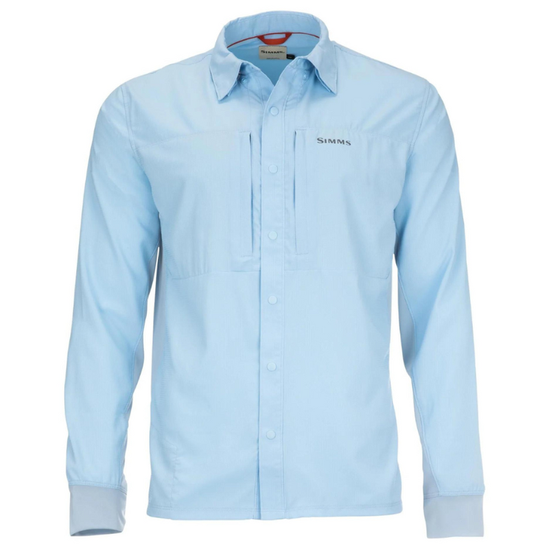 Load image into Gallery viewer, Simms Intruder BiComp LS Fishing Shirt - Sky
