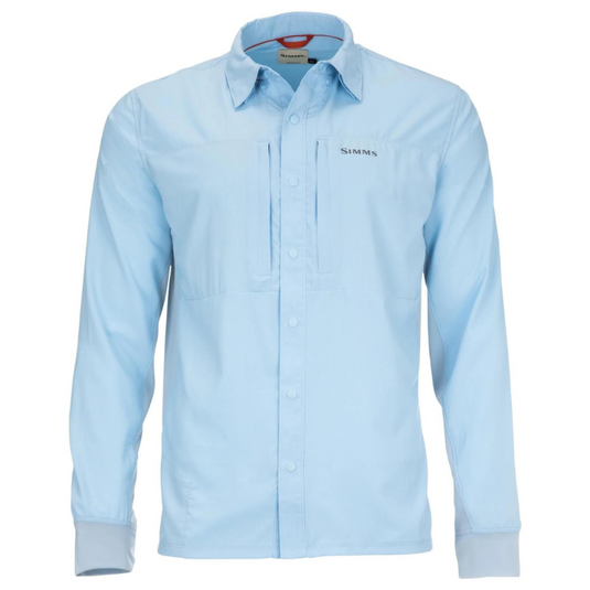 Simms Intruder BiComp LS Fishing Shirt - Sky