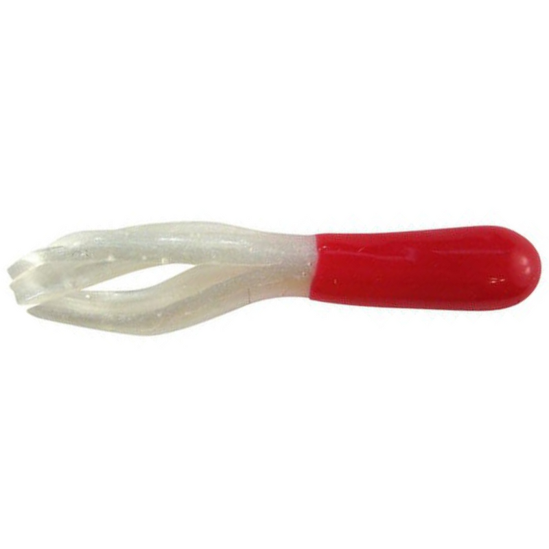 Load image into Gallery viewer, Southern Pro Tackle Lit&#39;l Hustler Crappie Tube - Red and White
