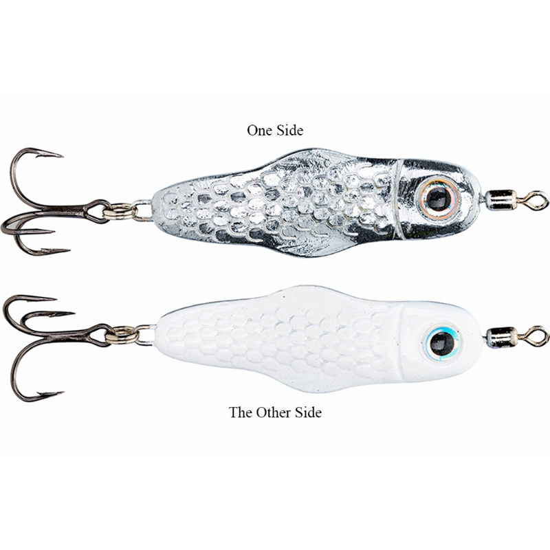 Load image into Gallery viewer, Strike King Lil&#39; Ledge Spoon - White/Chrome - Southern Reel Outfitters
