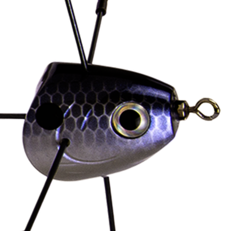 Load image into Gallery viewer, Strike King Tour Grade Titanium Umbrella Rig - Blue Gizzard Shad
