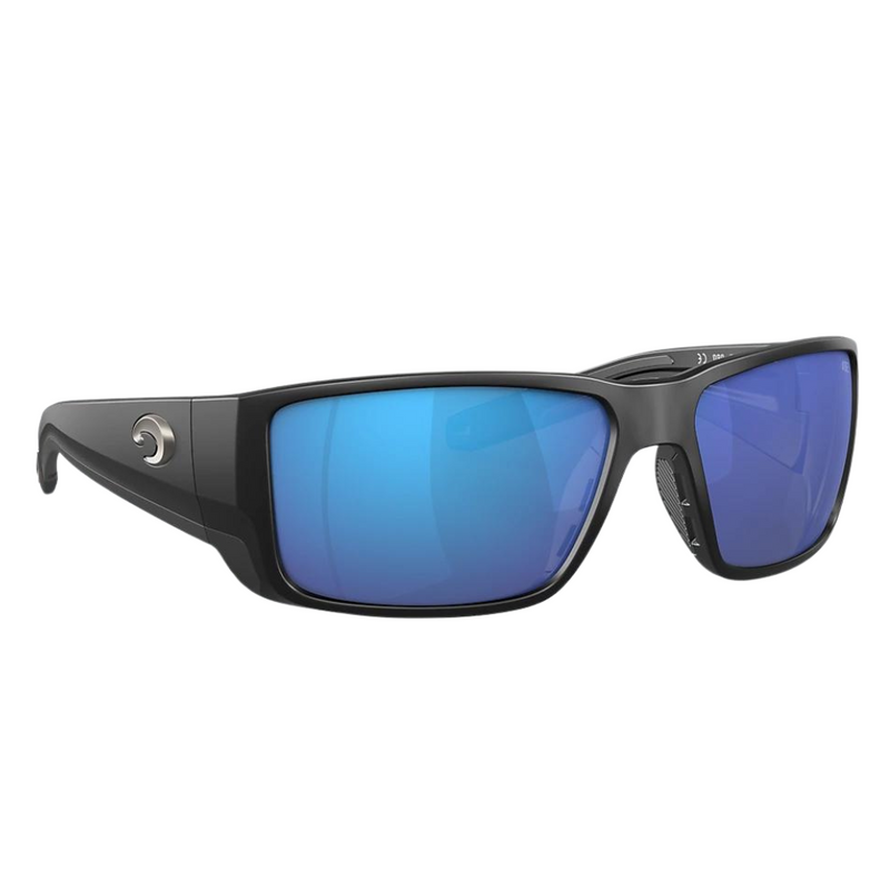 Load image into Gallery viewer, Costa Blackfin Pro Sunglasses - Matte Black Frames and Blue Mirror Lenses
