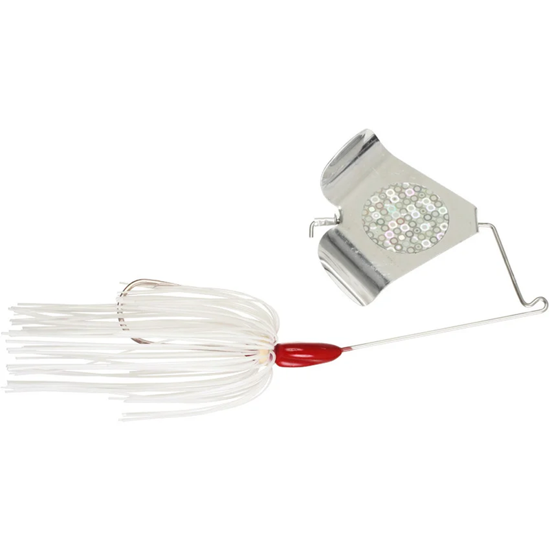 Load image into Gallery viewer, War Eagle Buzz Baits - Sexy Shad - White with Red Head and Silver Blade
