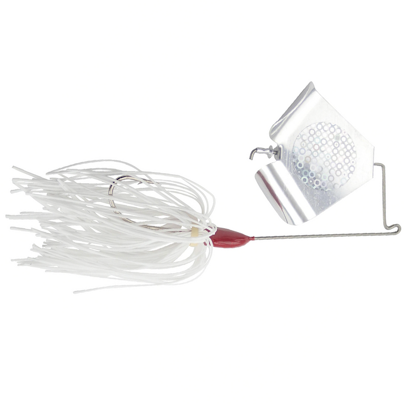 Load image into Gallery viewer, War Eagle Buzz Baits - White with Silver Blade
