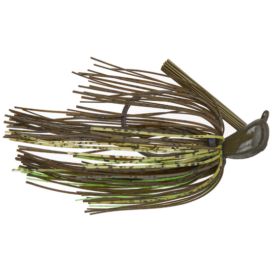 War Eagle Jiu-Jigsu Flipping Jigs - Green Pumpkin Neon