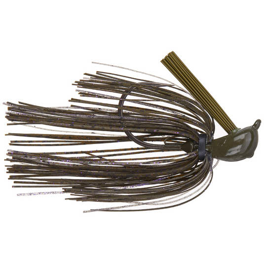 War Eagle Jiu-Jigsu Flipping Jigs - Green Pumpkin Purple