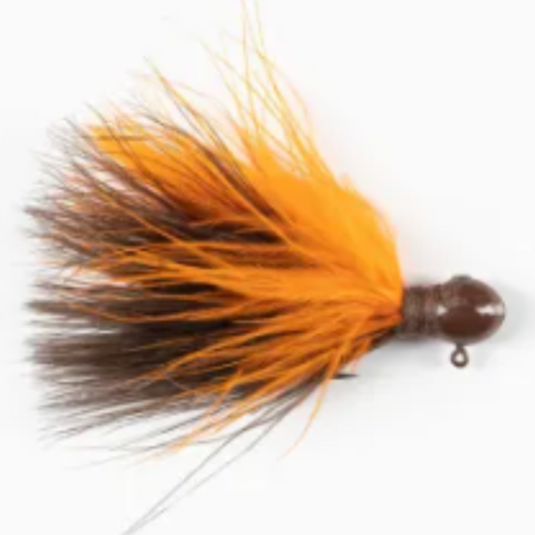 White River Zig Jigs - Brown and Orange