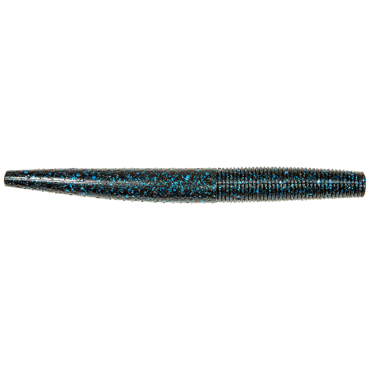 Z-Man Giant TRD Worms Black with Blue Flakes