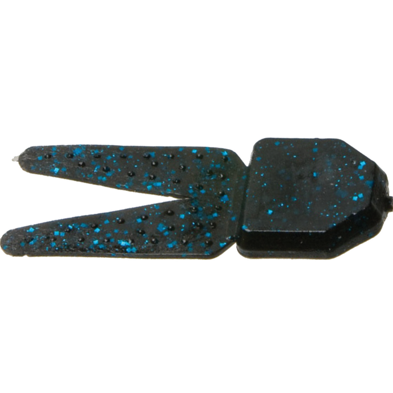 Load image into Gallery viewer, Zoom Big Salty Chunk Jig Trailer - Black Blue Flake
