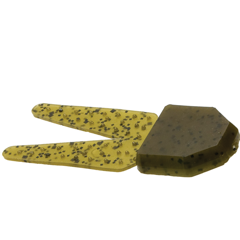 Load image into Gallery viewer, Zoom Big Salty Chunk Jig Trailer - Green Pumpkin
