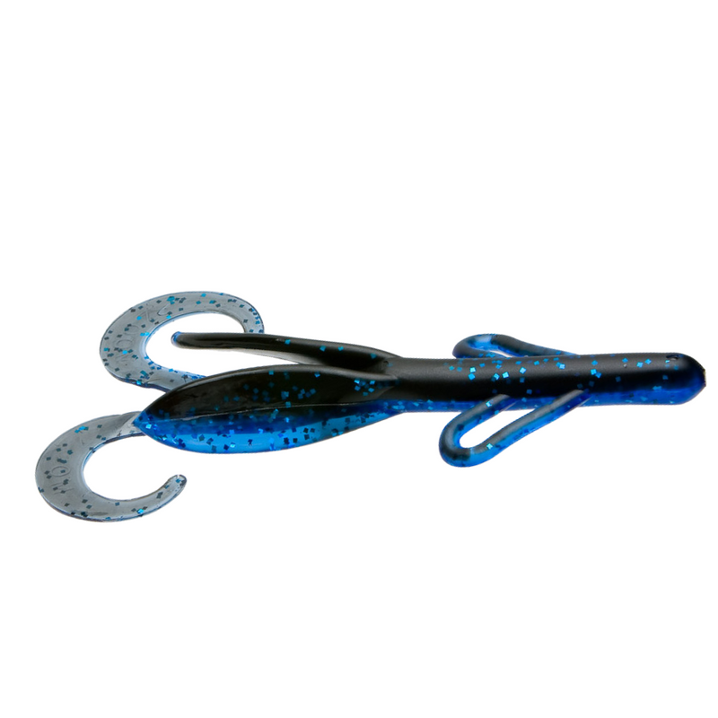 Load image into Gallery viewer, Zoom Brush Hog Creature Baits - Black Sapphire
