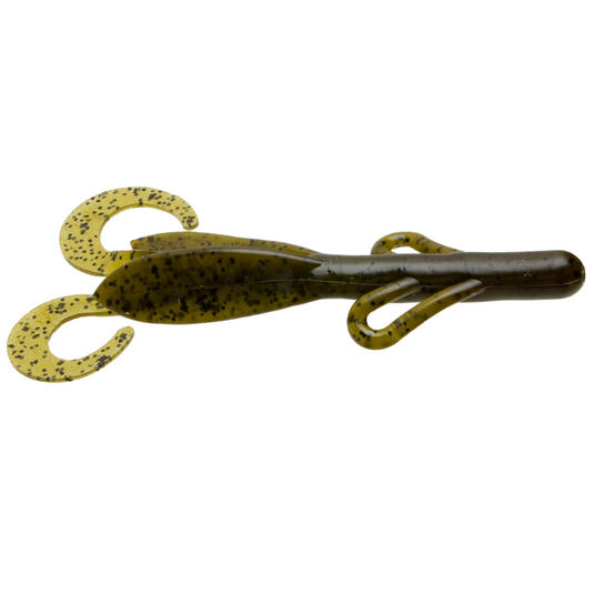 Zoom Brush Hog Creature Baits - Green Pumpkin