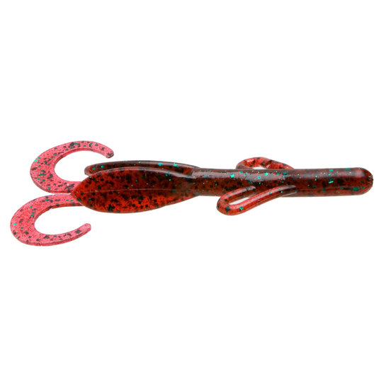 Zoom Brush Hog Creature Baits - Red Bug