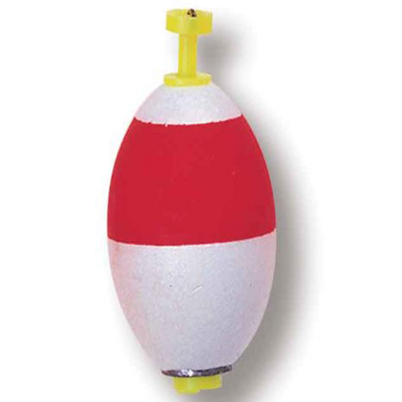 Load image into Gallery viewer, Betts Billy Boy Foam Oval Bobbers - Red and White
