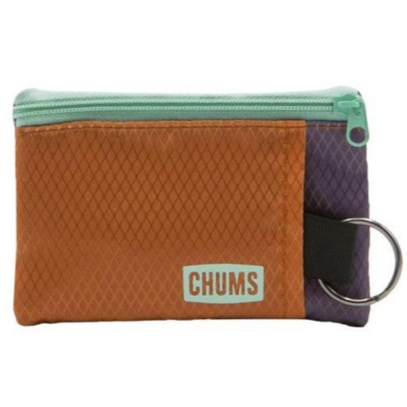 Chums Surfshorts Wallet - Tri - rust/purple/aqua