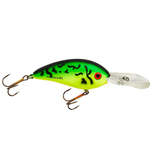 Bomber Lures Fat Free Shad Jr. BD6F Crankbait - Dance Fire Tiger