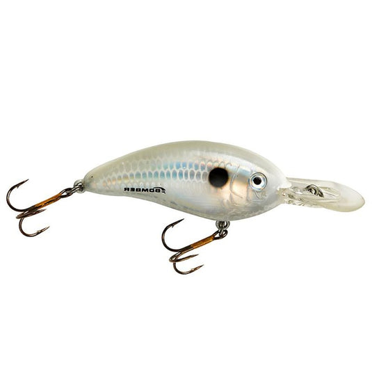 Bomber Lures Fat Free Shad Jr. BD6F Crankbait - Dances Pearl White