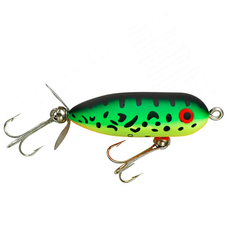 Load image into Gallery viewer, Heddon Lures Tiny Torpedo Topwater Lure Florescent Green Craw
