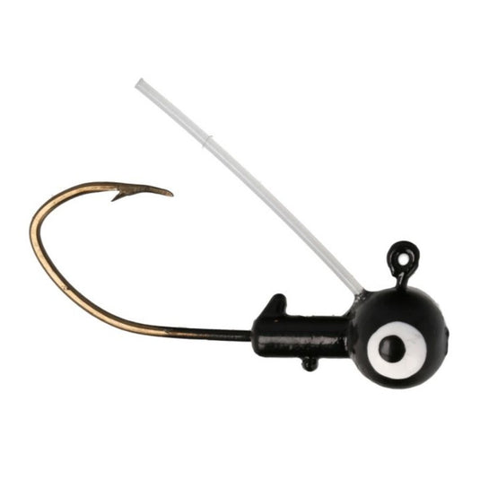 Eagle Claw Pro-V Weedless Ball Head Jigs - Black