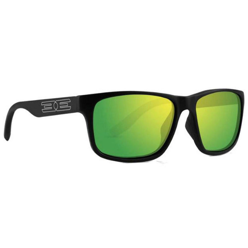 Load image into Gallery viewer, Epoch Charlie Sunglasses - Black Frames with Green Lens
