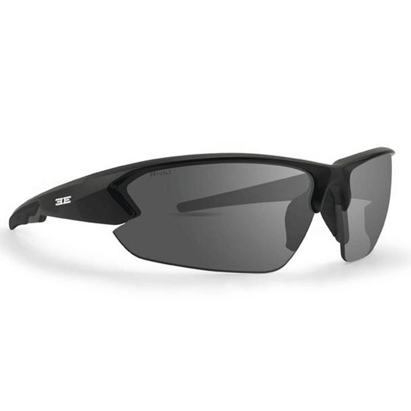 Load image into Gallery viewer, Epoch Eyewear Midway Sunglasses -Black Frames with Smoke Lens
