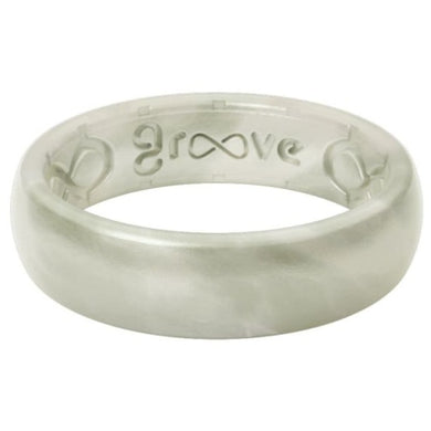 Groove Life Thin Solid Ring - Pearl