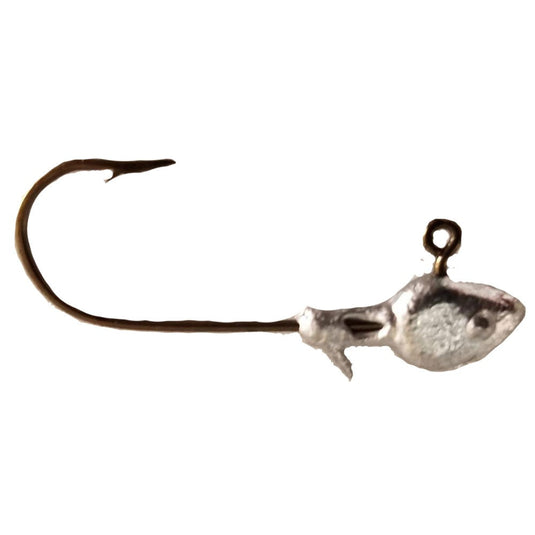 J & H Tackle Minnowhead Jig Heads - Unpainted