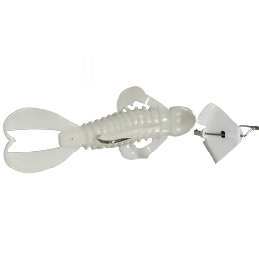 Motivated Bait Revelation Buzzbaits - White with White Blade