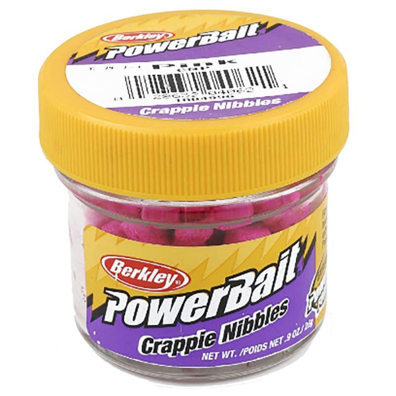 Load image into Gallery viewer, Berkley Powerbait Crappie Nibbles - Pink
