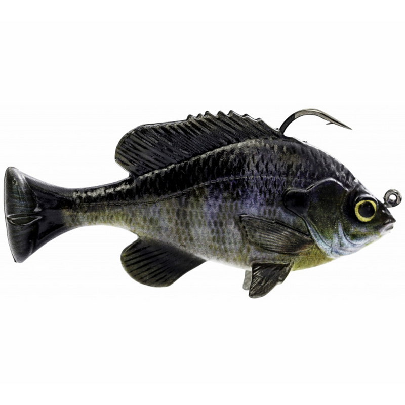 Load image into Gallery viewer, Savage Gear Pulse Tail RTF Bluegill Swimbaits - Black Gill
