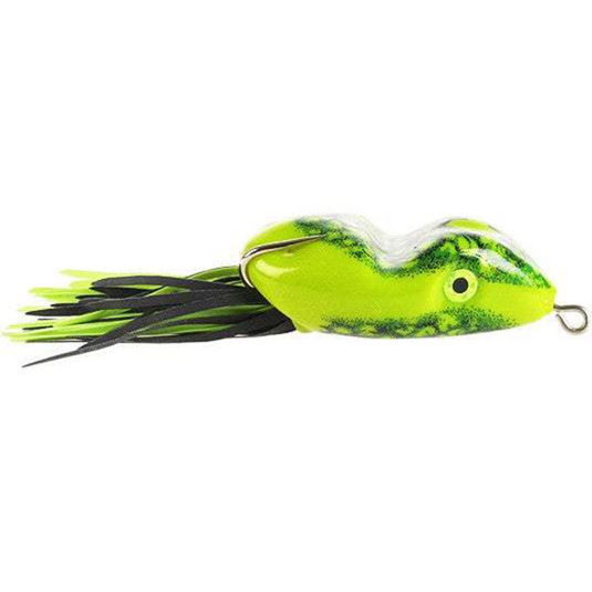 Scum Frog Hollow Body Frogs - Chartreuse Black