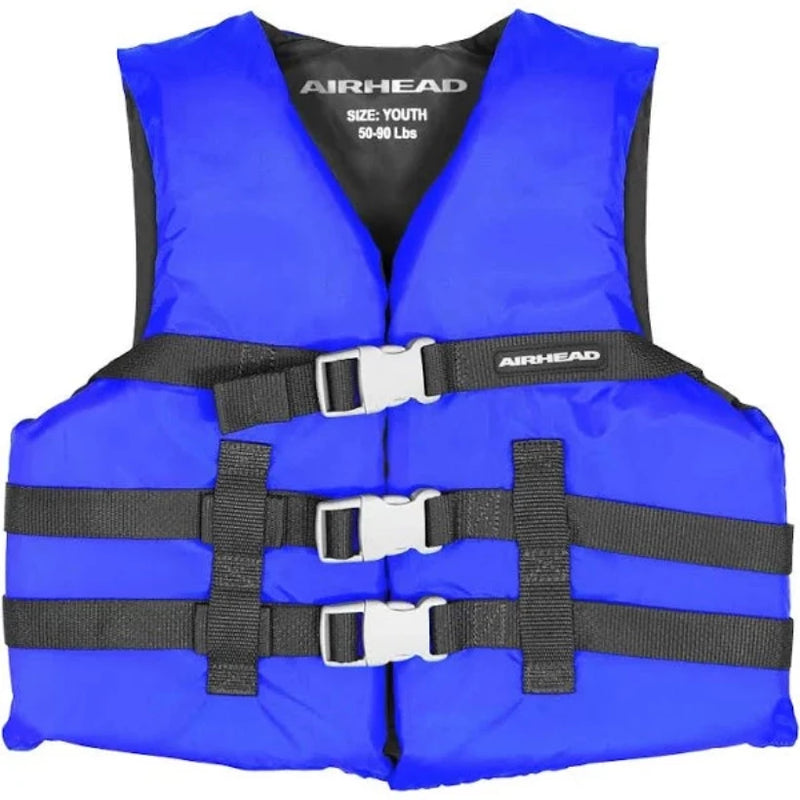 Load image into Gallery viewer, Airhead Youth and Child General and Neoprene Life Jackets - Blue
