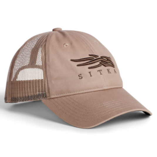 Sitka Lo Pro Trucker Hats - Sandstone