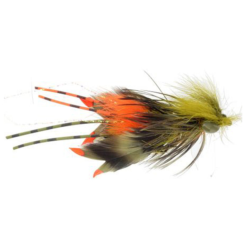 Load image into Gallery viewer, Umpqua Near Nuff Crayfish Flies - Dirty Olive
