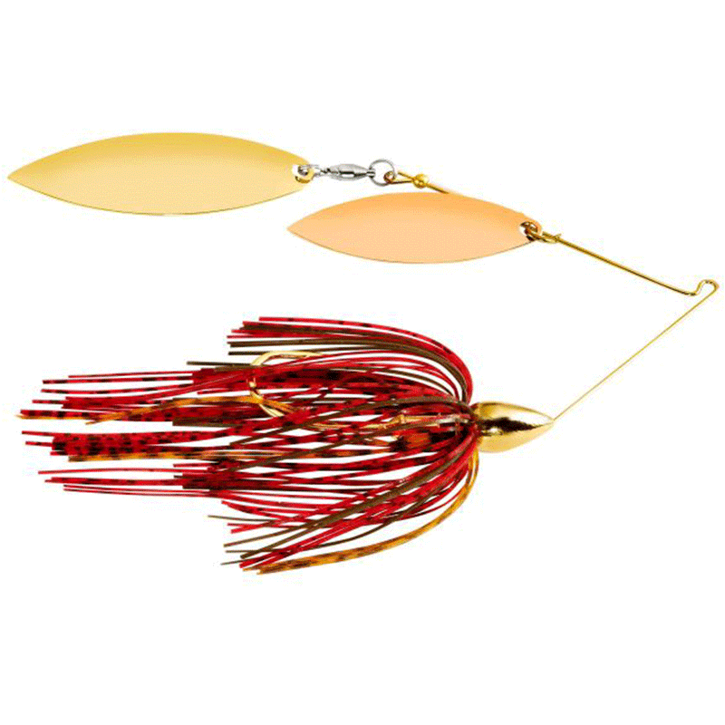 Load image into Gallery viewer, War Eagle Gold Double Willow Spinnerbaits
