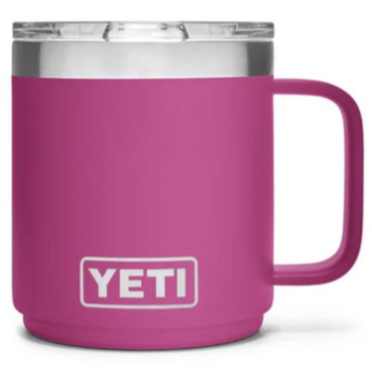 Yeti Rambler 10oz Mug w/ MagSlider Lid - Prickly Pear Pink