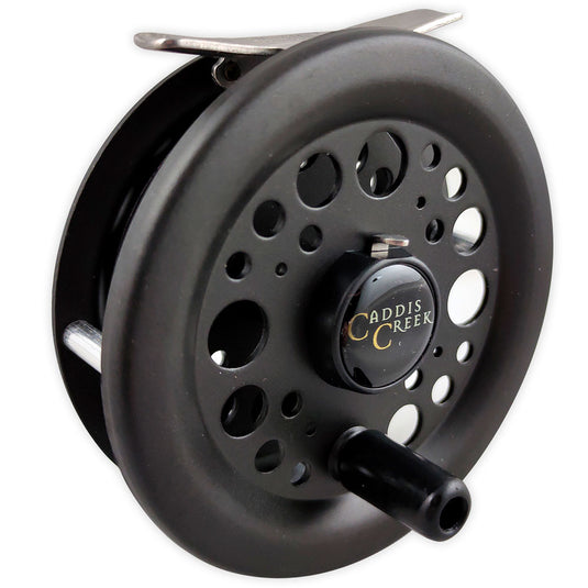 Zebco Caddis Creek Fly Combo Rods and Reels Black Reel