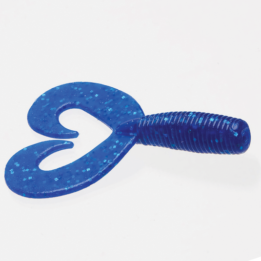 Zoom Fat Albert Twin Tail Grubs - Sapphire Blue