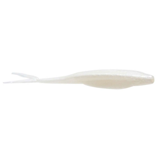 Zoom Salty Super Fluke - White Pearl