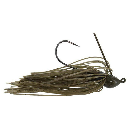 Zorro Bait Casting Weedless Booza Bug Jigs - Green Pumpkin